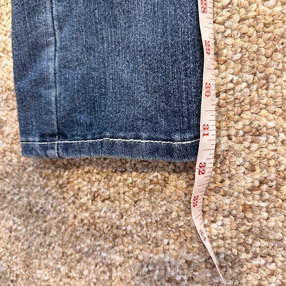 MEK Denim Plymouth Straight Jeans Mens 34x34 (Actual 36.5 x 33) Black Distressed - Picture 5 of 9